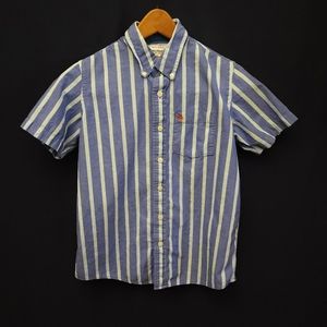 Ambercrombie kids blue button shirt XL